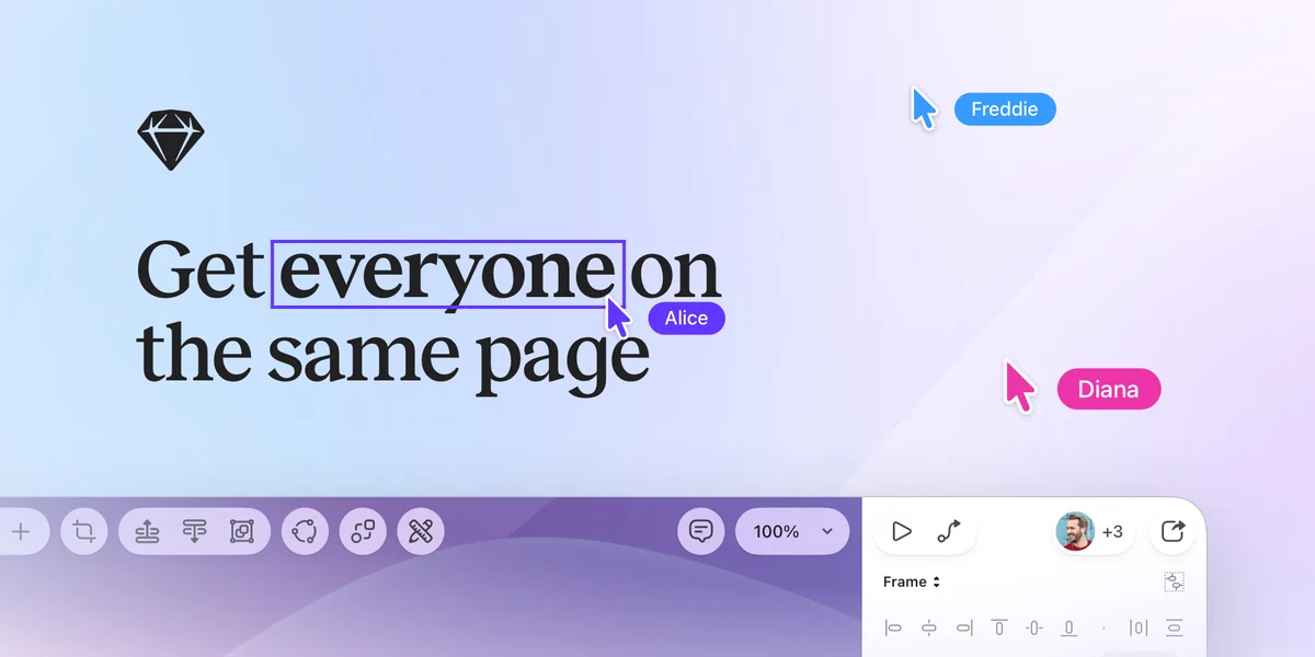 Sketch OG image: One place to design, share, and collaborate · Sketch