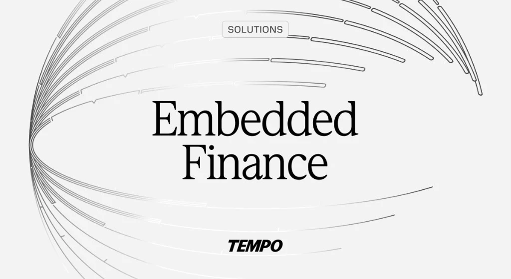 Tempo OG image: Embedded Finance — Tempo Solutions