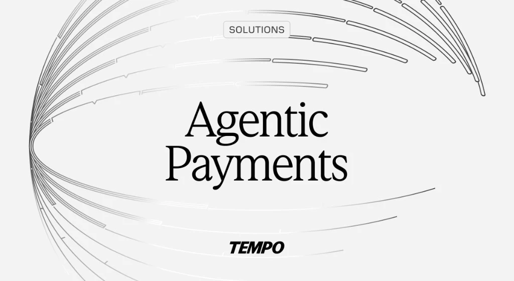 Tempo OG image: Agentic Payments — Tempo Solutions