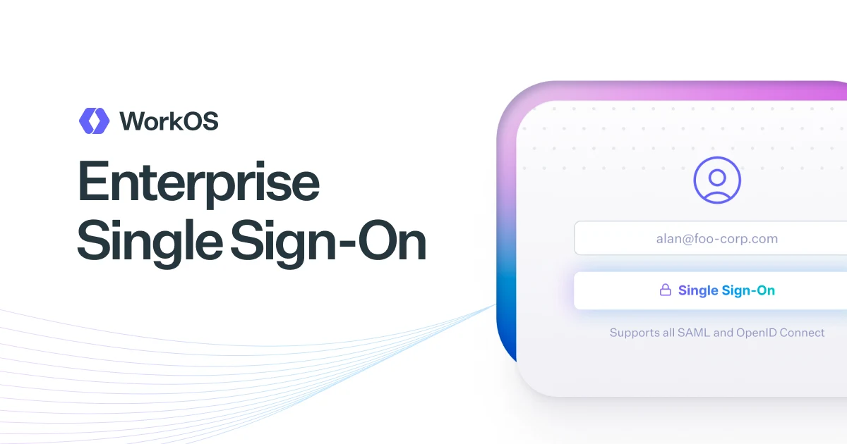 WorkOS OG image: Single Sign-On — WorkOS