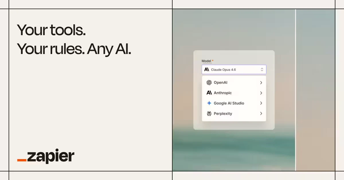 Zapier OG image: Zapier: Automate AI Workflows, Agents, and Apps