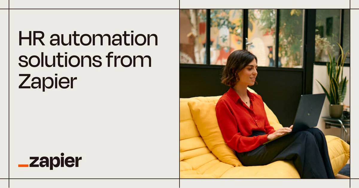 Zapier OG image: Human Resources AI automation solutions | Zapier