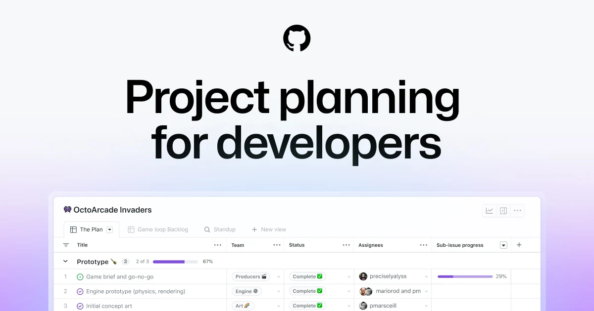 GitHub OG image: GitHub Issues · Project planning for developers