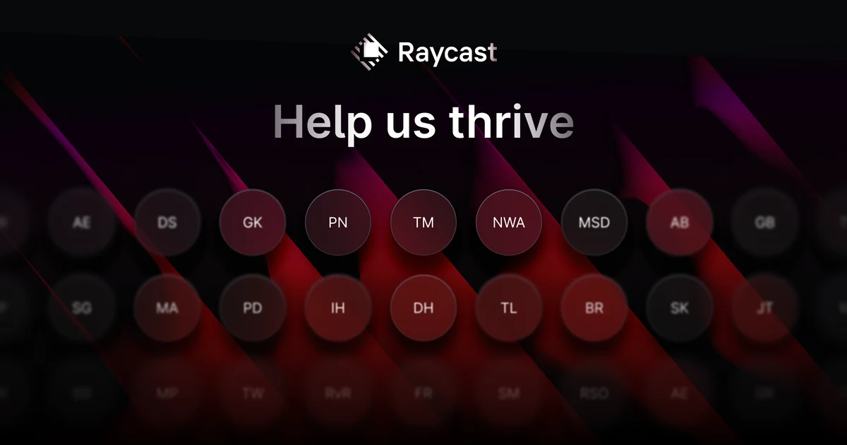 Raycast OG image: Raycast - Your shortcut to everything