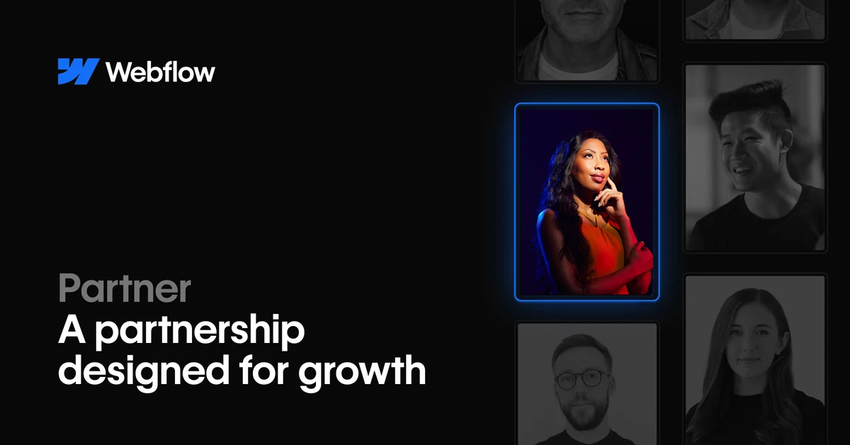 Webflow OG image: Partner with Webflow to grow your business | Webflow