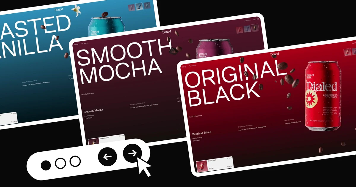 Webflow OG image: Behind the can: Designing and building Dialed | Webflow Blog