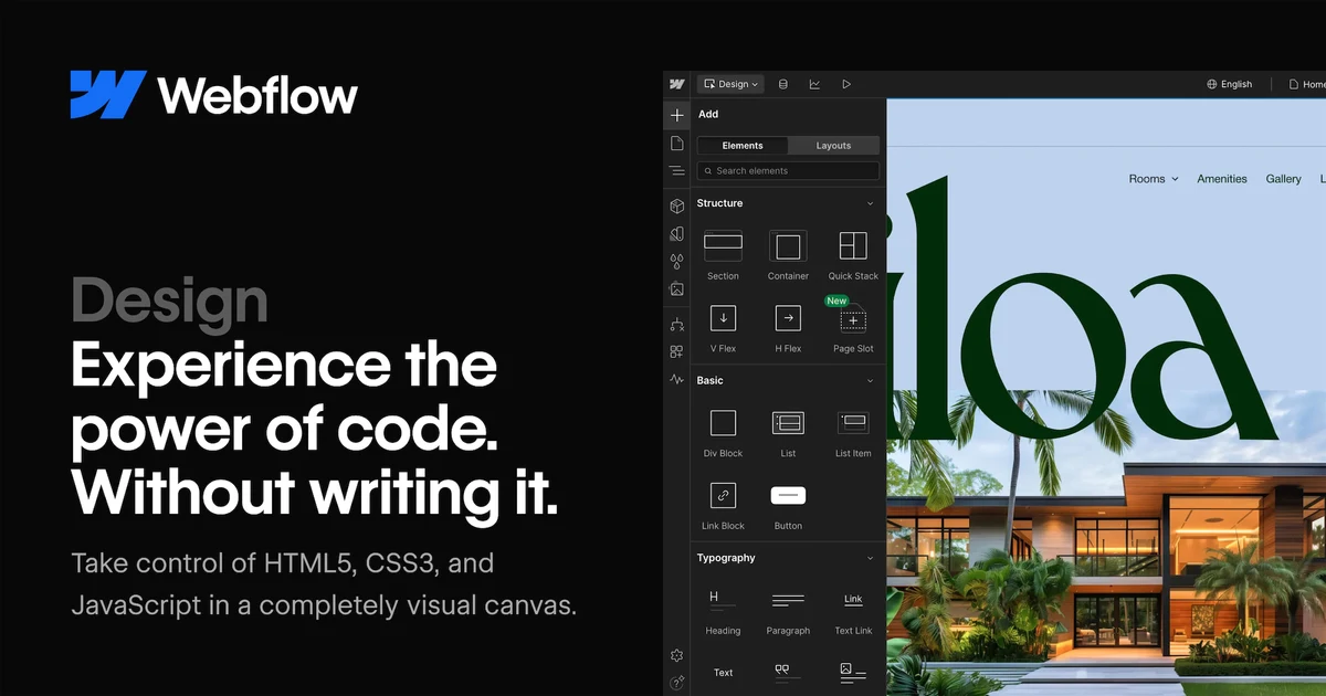 Webflow OG image: Website Design Tools & Software | Webflow