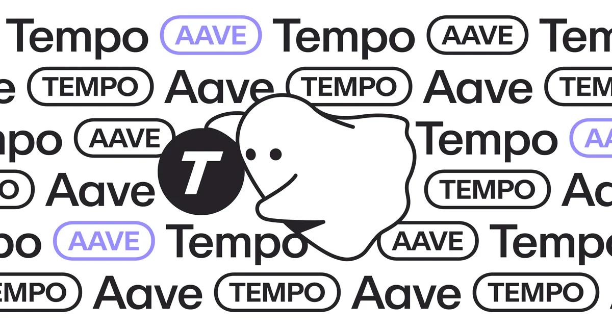 There's a new Temp Check to deploy Aave V4 on @tempo — public x-twitter post media curated for social post design inspiration.