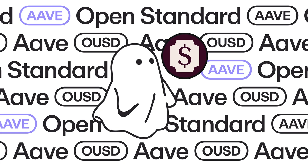 A proposal to onboard @openstandard's OUSD to Aave V3 Core and Aave V4 — public x-twitter post media curated for social post design inspiration.