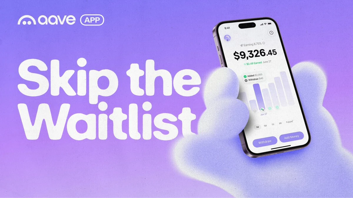 Aave: DeFi will win, and so can your savings — public x-twitter post media curated for social post design inspiration.