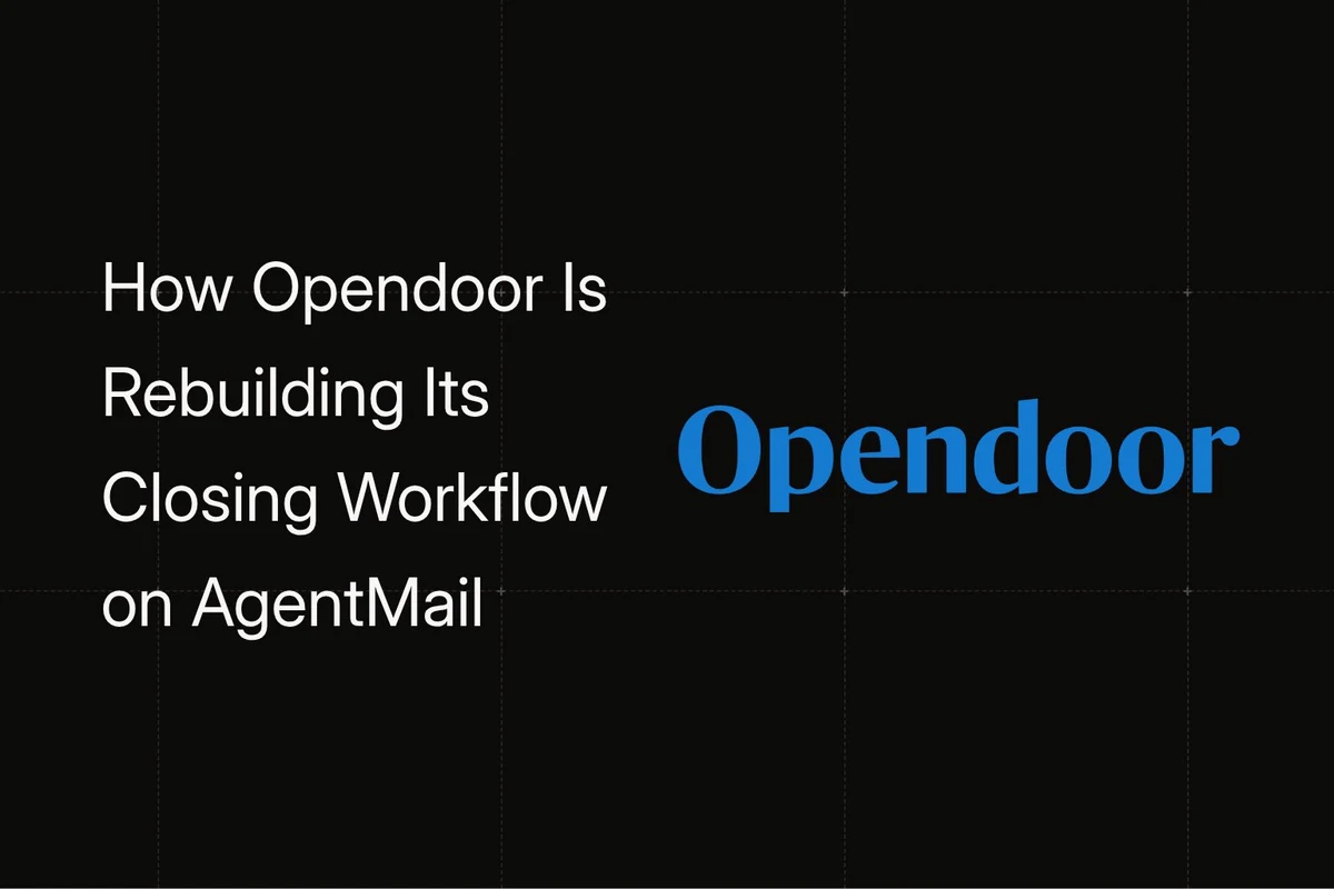 AgentMail: Opendoor is the digital platform for buying and selling homes — public x-twitter post media curated for social post design inspiration.