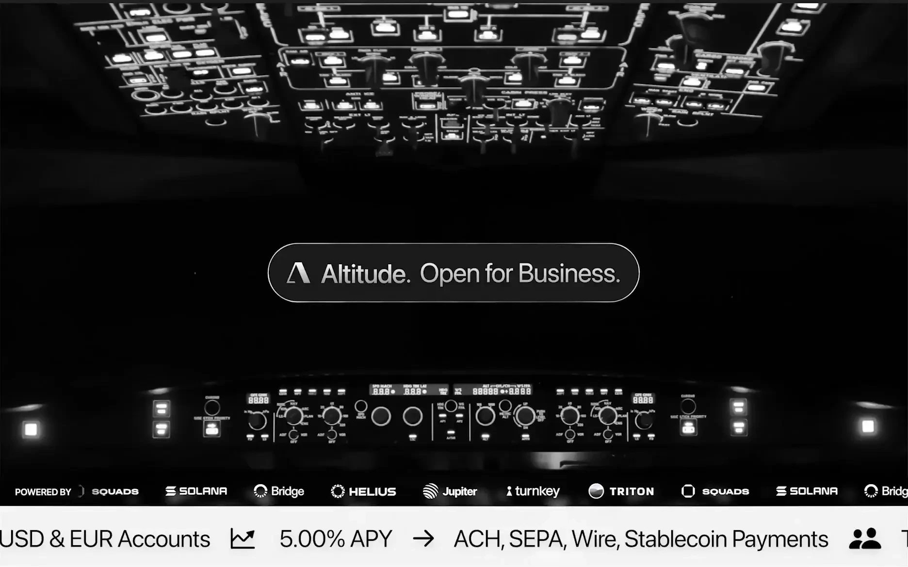 Altitude is open for business — public x-twitter post media curated for social post design inspiration.