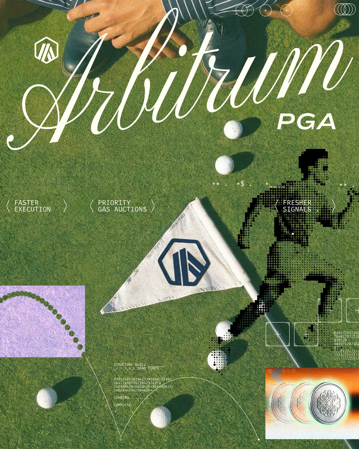 Arbitrum just got faster — public x-twitter post media curated for social post design inspiration.