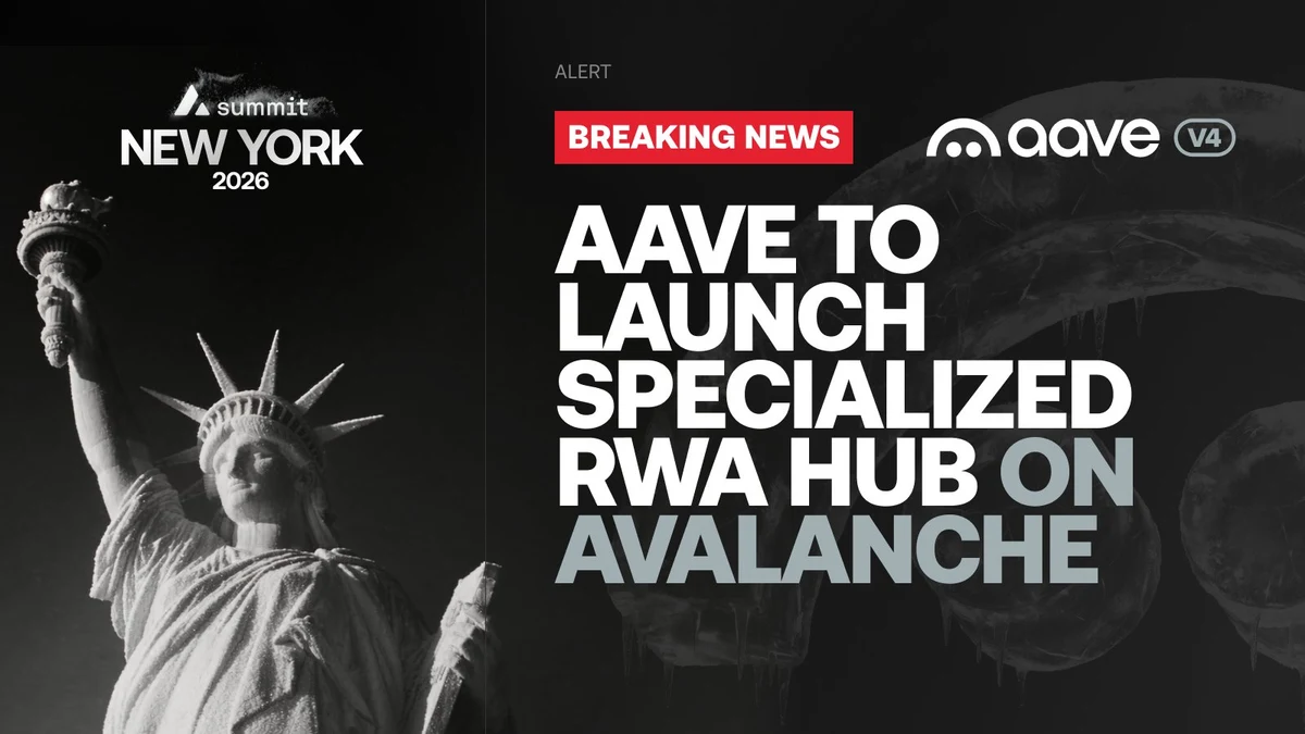 BREAKING: Aave to launch specialized RWA lending market on Avalanche — public x-twitter post media curated for social post design inspiration.