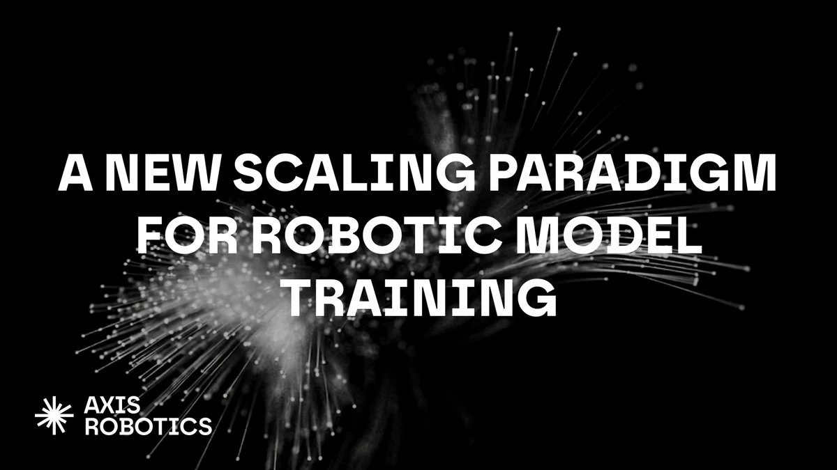 Axis Robotics: A new scaling paradigm for robotic model training: from raw — public x-twitter post media curated for social post design inspiration.