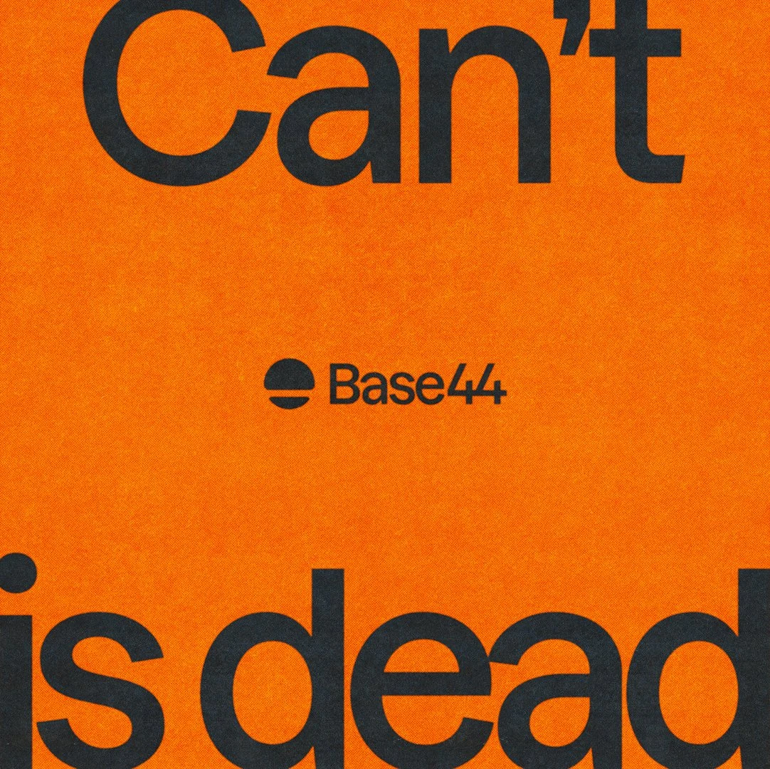 Base44: Can’t had a good run — public x-twitter post media curated for social post design inspiration.