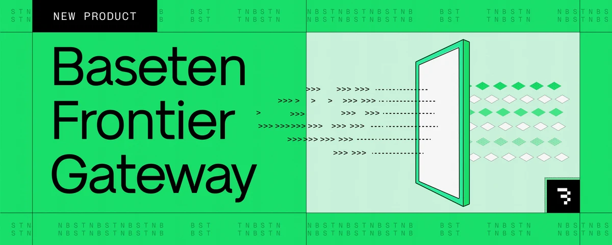 Introducing the Baseten Frontier Gateway — public x-twitter post media curated for social post design inspiration.
