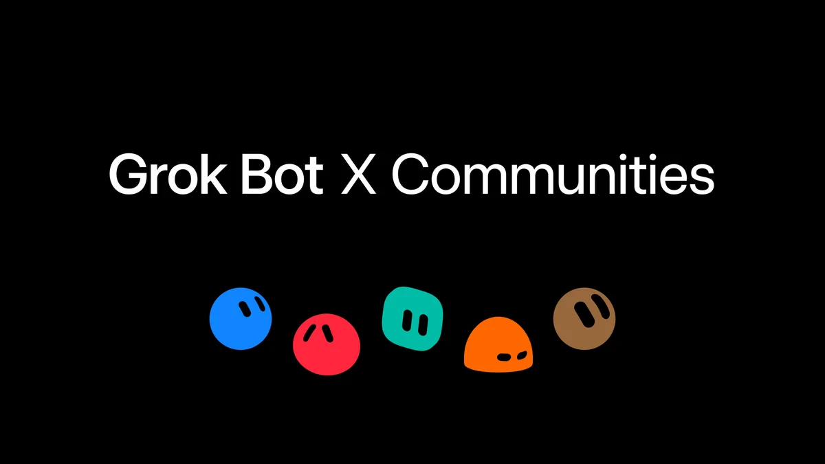 Ben Lang: Launching today: 6 curated Grok Bot communities on X — public x-twitter post media curated for social post design inspiration.