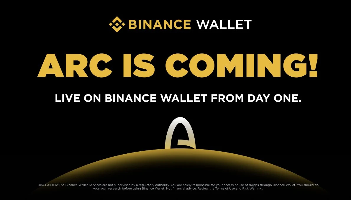 Binance Wallet Arc — public x-twitter post media curated for social post design inspiration.