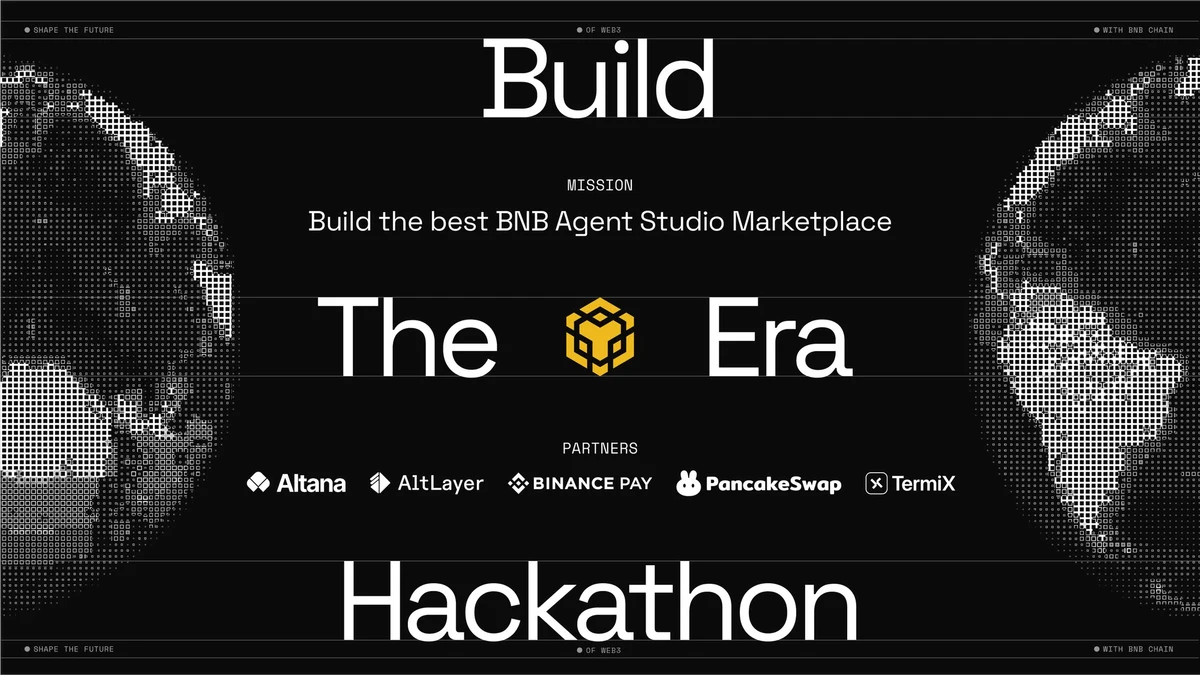 Build the Era: Build the Official BNB Agent Studio Marketplace - BNB Chain Blog — public x-twitter post media curated for social post design inspiration.