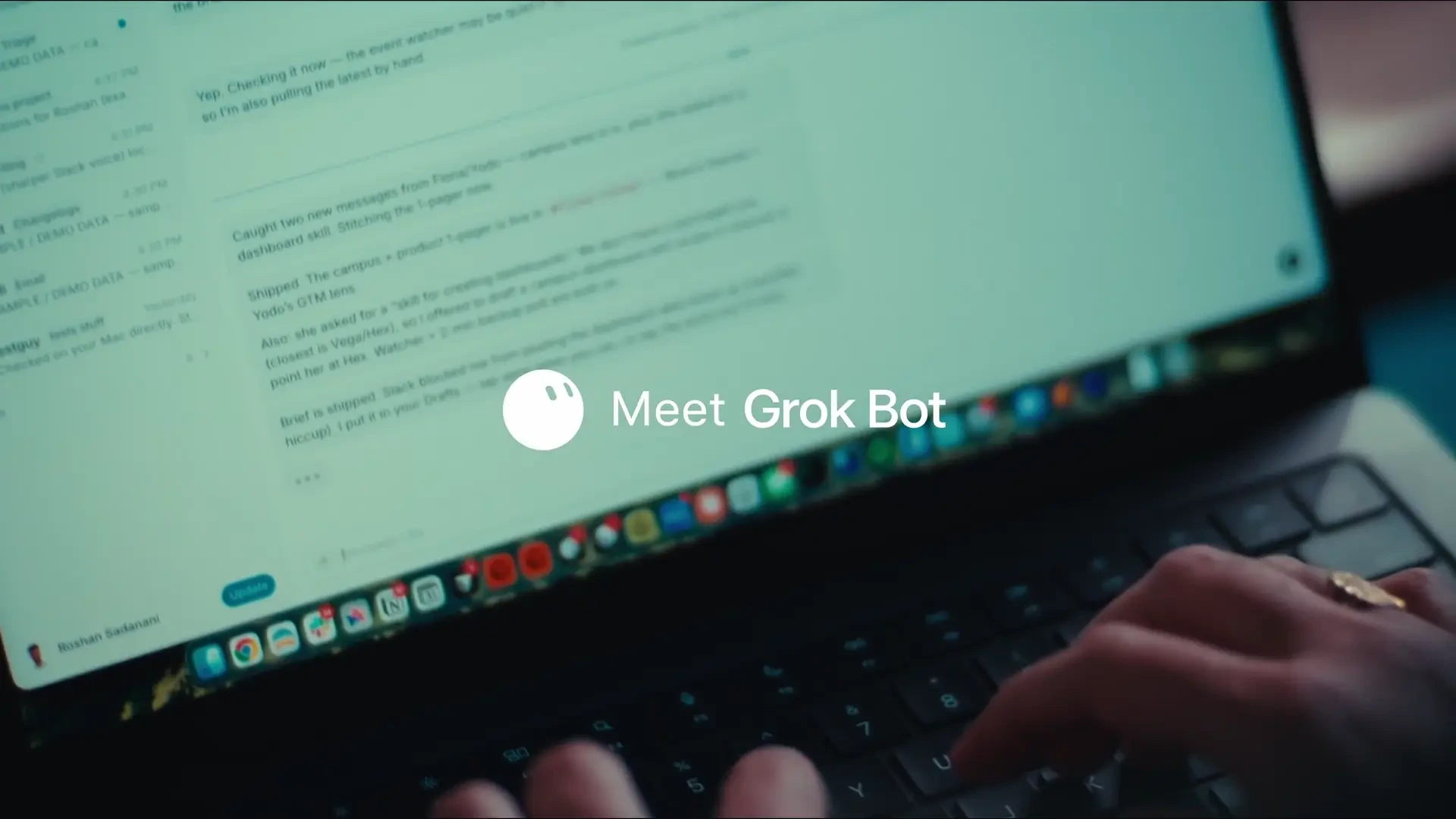 Grok Bot, now in early beta — public x-twitter post media curated for social post design inspiration.