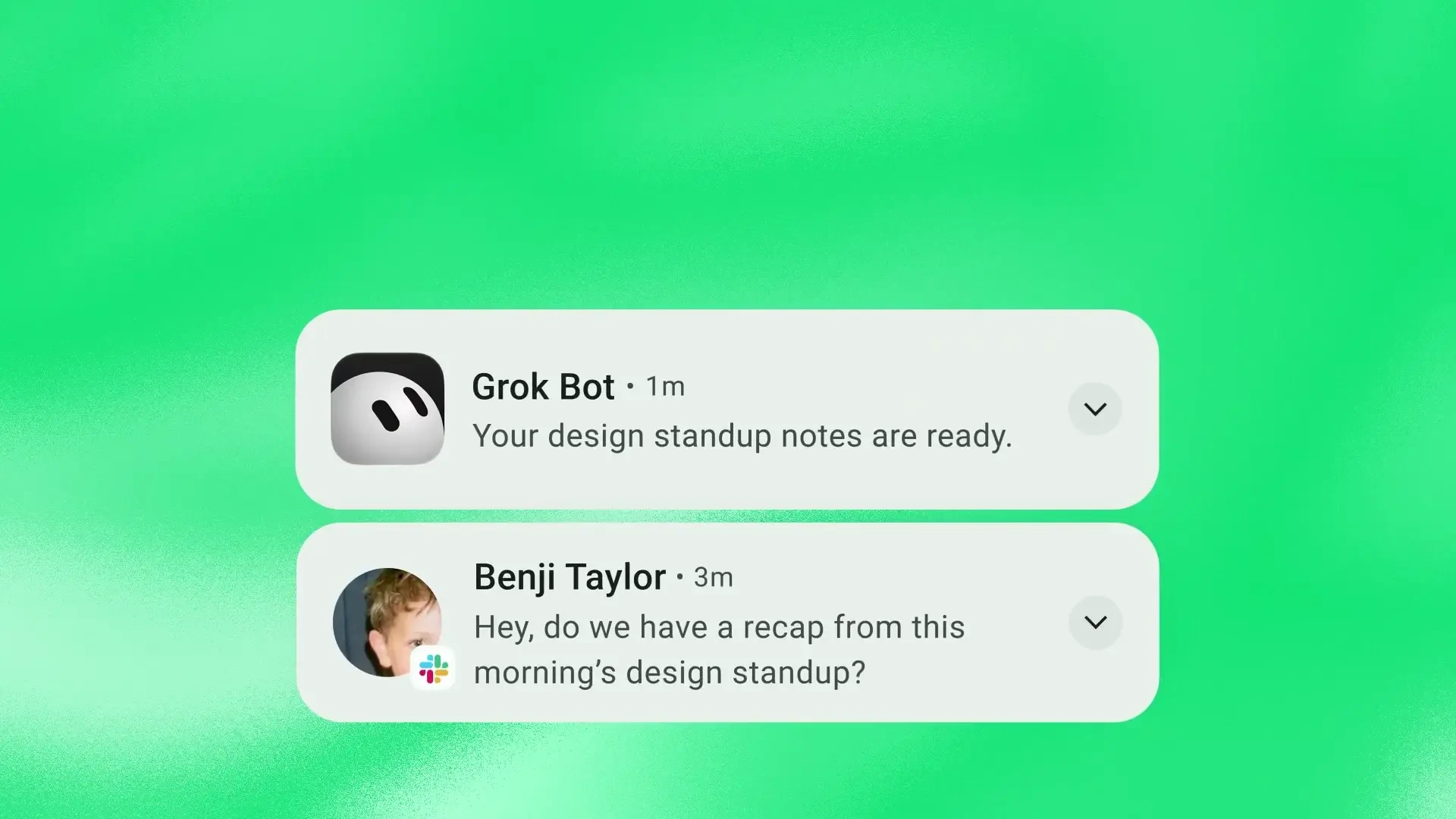 Grok Bot is now available on Android — public x-twitter post media curated for social post design inspiration.