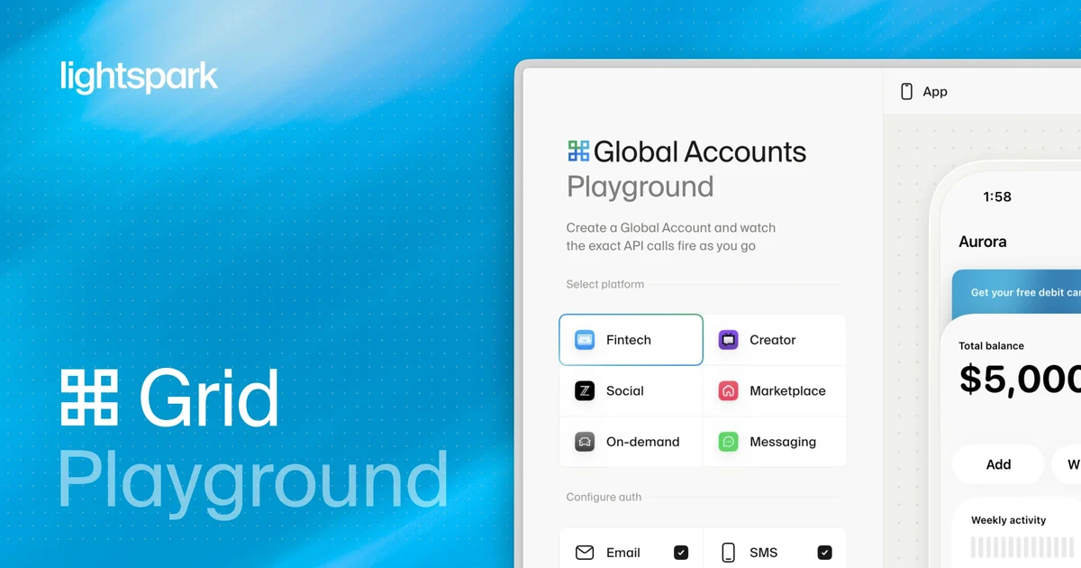 Lightspark Global Accounts Playground — public x-twitter post media curated for social post design inspiration.
