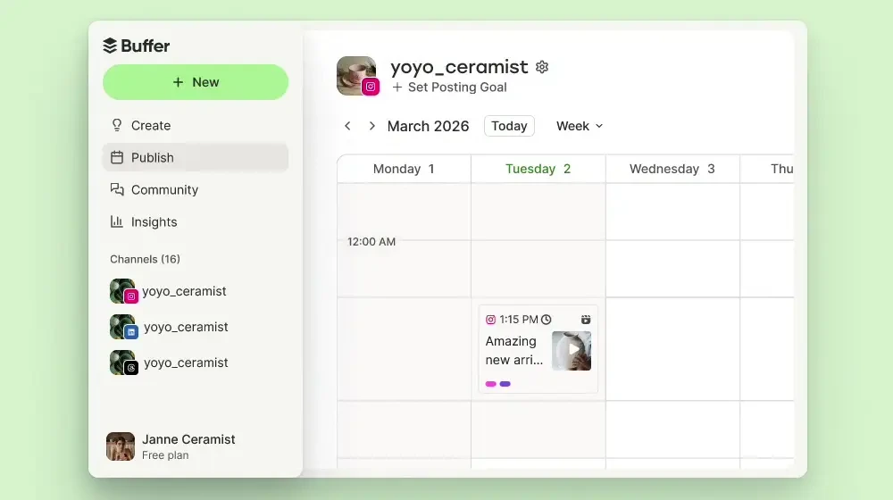 Buffer: You might notice things look a little different when you log in today — public x-twitter post media curated for social post design inspiration.