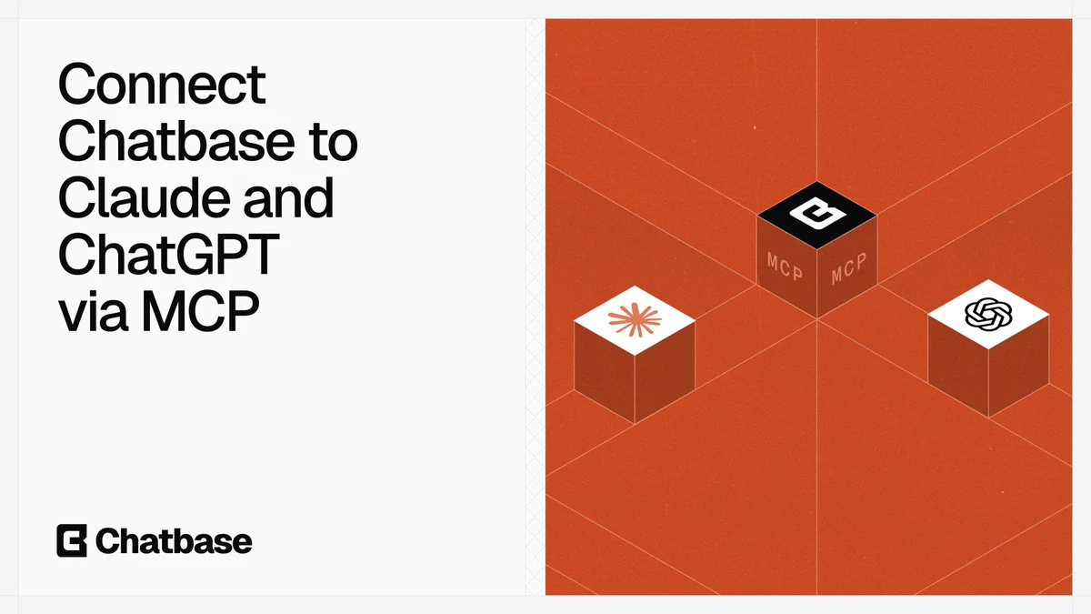 You can now connect Chatbase to Claude and ChatGPT via MCP — public x-twitter post media curated for social post design inspiration.