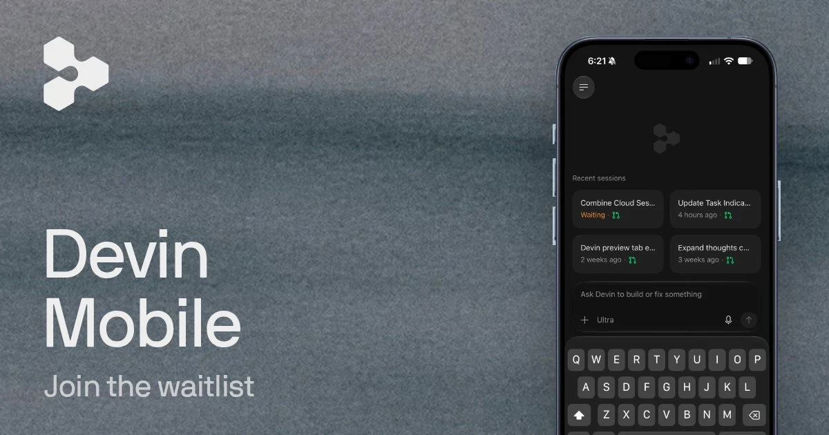 Devin Mobile — public x-twitter post media curated for social post design inspiration.