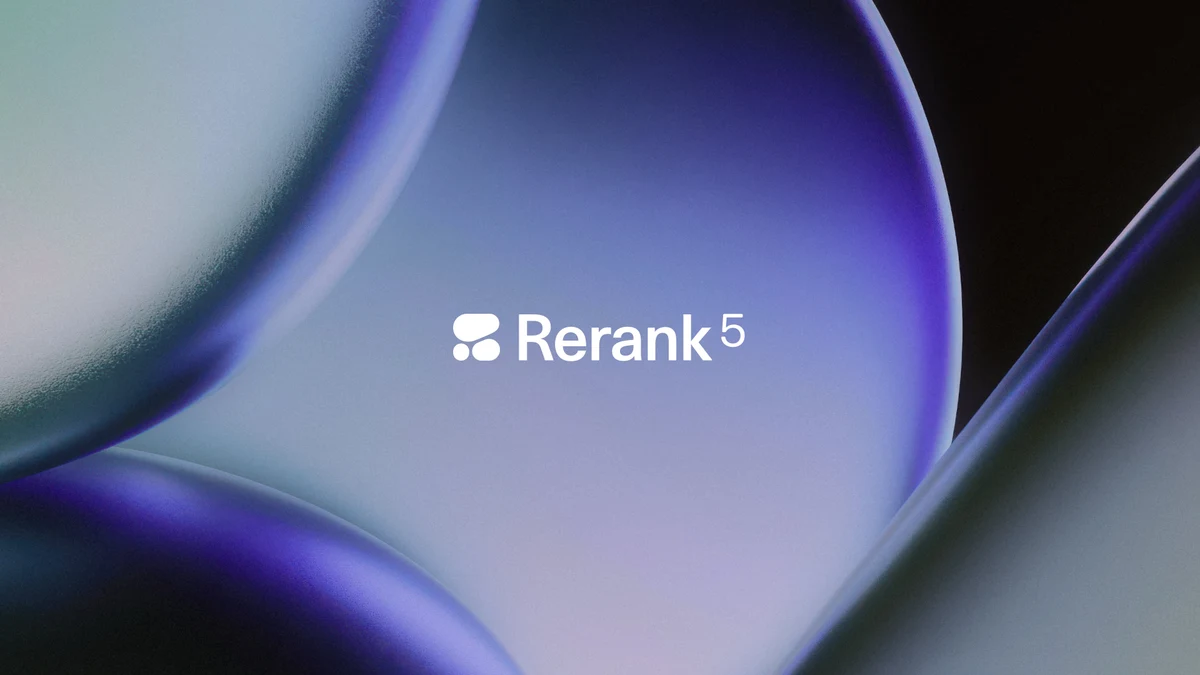 Cohere: Rerank 5 — public x-twitter post media curated for social post design inspiration.