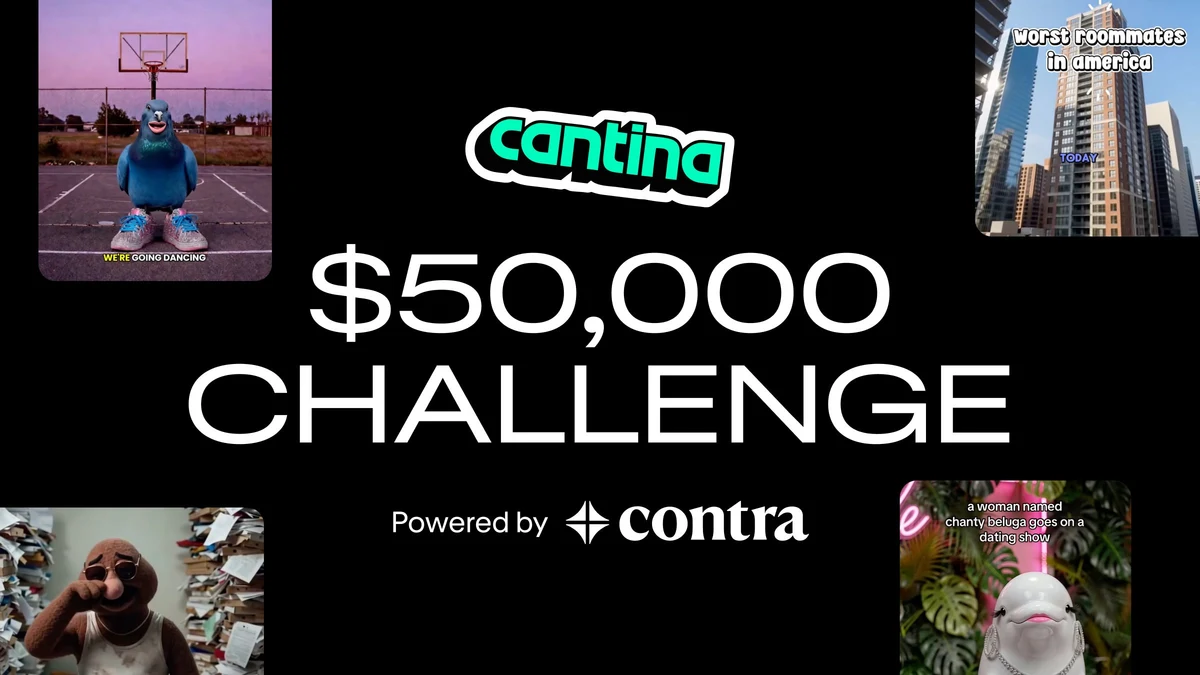 Contra: The winners of the Cantina Challenge are being announced LIVE tomorrow — public x-twitter post media curated for social post design inspiration.