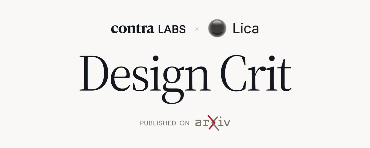 Introducing Design Crit: We taught AI to judge design like a designer. — public x-twitter post media curated for social post design inspiration.