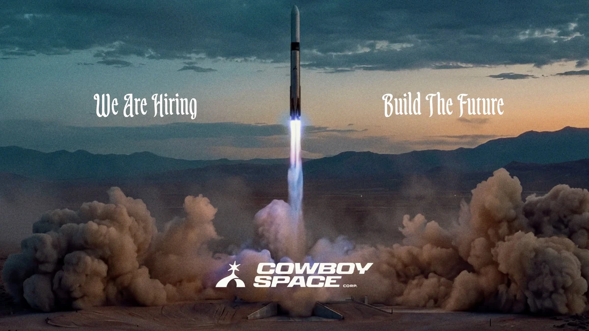 Cowboy Space Corp.: We are hiring — public x-twitter post media curated for social post design inspiration.