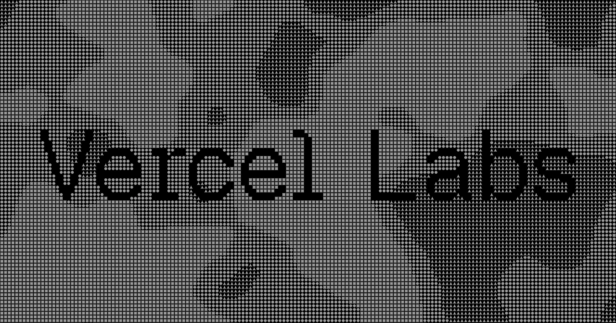 Vercel Labs — public x-twitter post media curated for social post design inspiration.