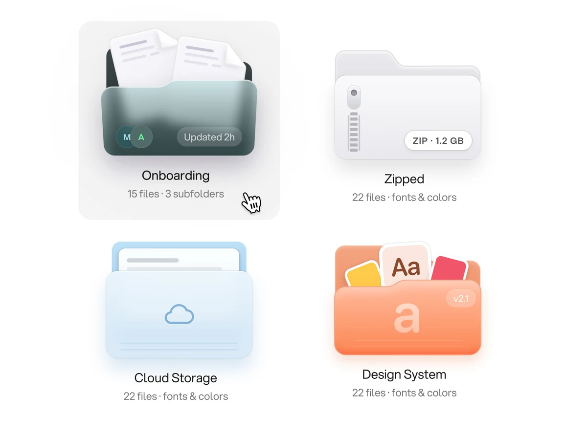 David: folders V2 — public x-twitter post media curated for social post design inspiration.