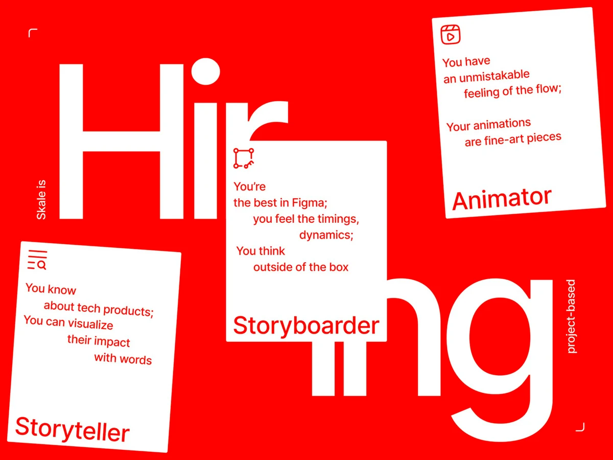 Andrey: We are looking for the talents — public x-twitter post media curated for social post design inspiration.