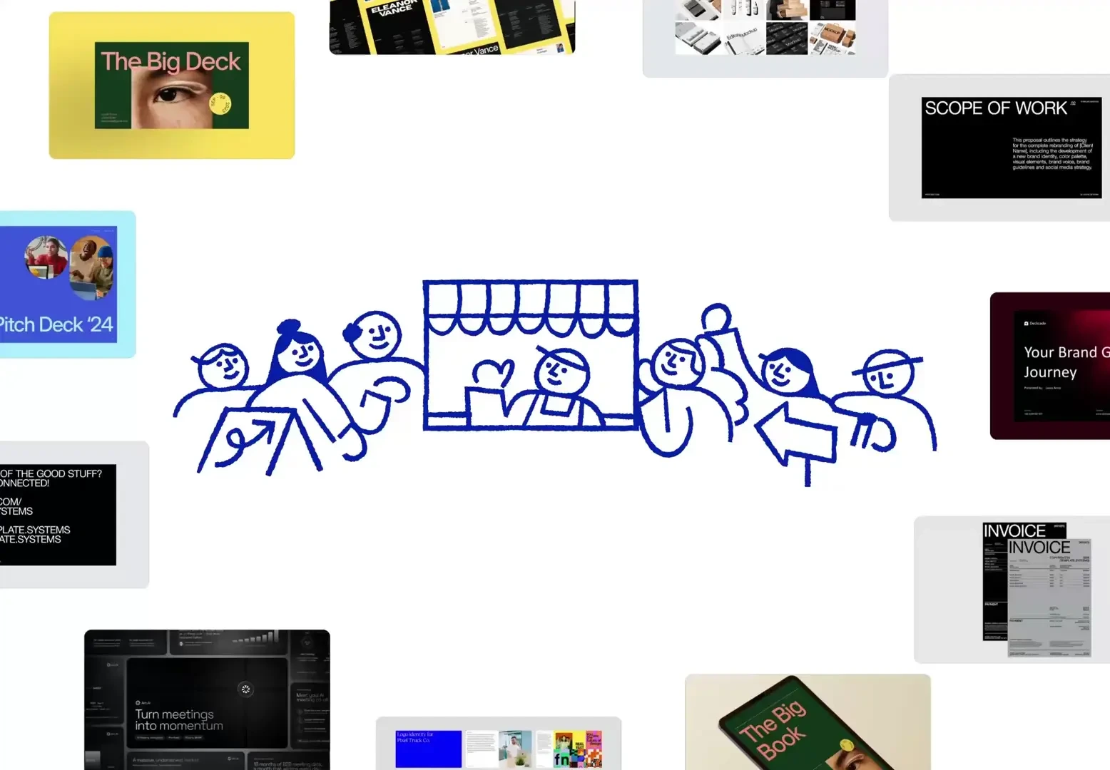 Deck.gallery: The marketplace is here — public x-twitter post media curated for social post design inspiration.