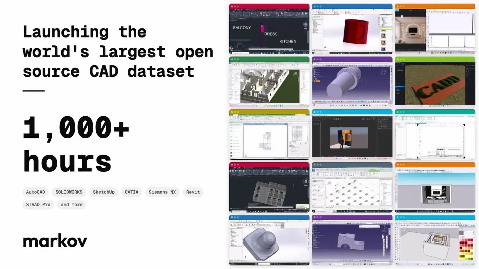 Dev: we're launching the world's largest open-source CAD dataset — public x-twitter post media curated for social post design inspiration.