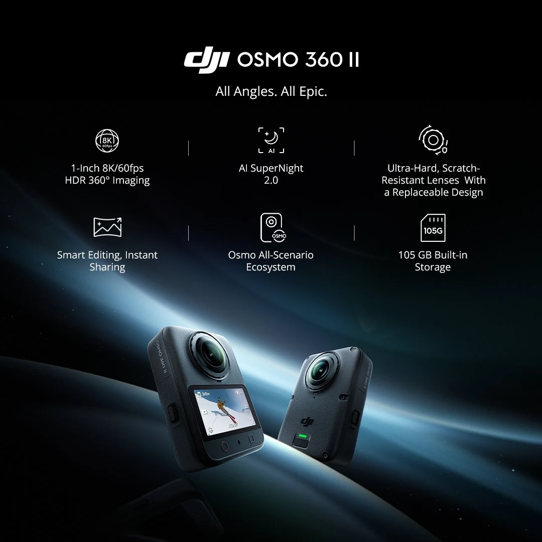 DJI Osmo 360 II - All Angles — public x-twitter post media curated for social post design inspiration.