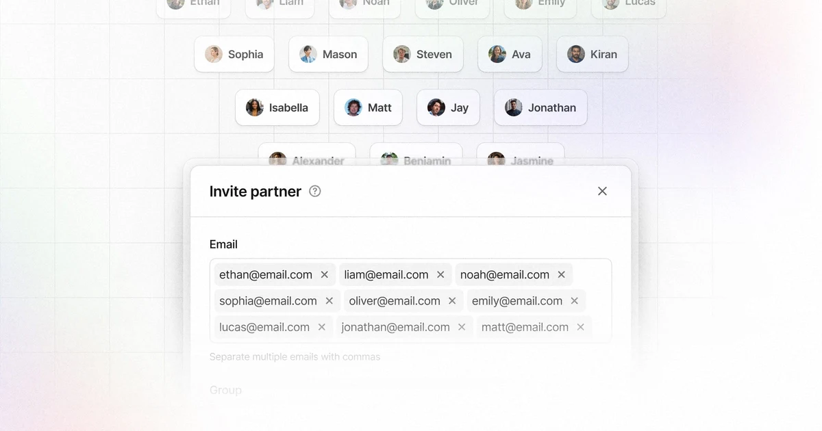 Dub.co: You can now invite partners in bulk to join your Dub partner program + — public x-twitter post media curated for social post design inspiration.
