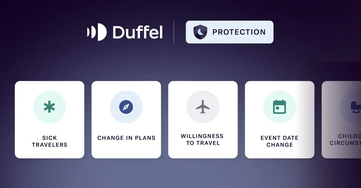 Duffel: Whether it's a family emergency or a sudden change of plans — public x-twitter post media curated for social post design inspiration.