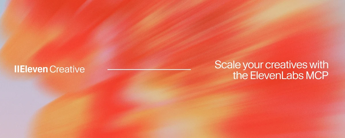 Scale your creatives with the ElevenLabs MCP — public x-twitter post media curated for social post design inspiration.
