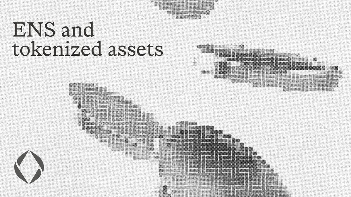 Ens.eth: Tokenized assets are moving beyond experiments and into real financial — public x-twitter post media curated for social post design inspiration.