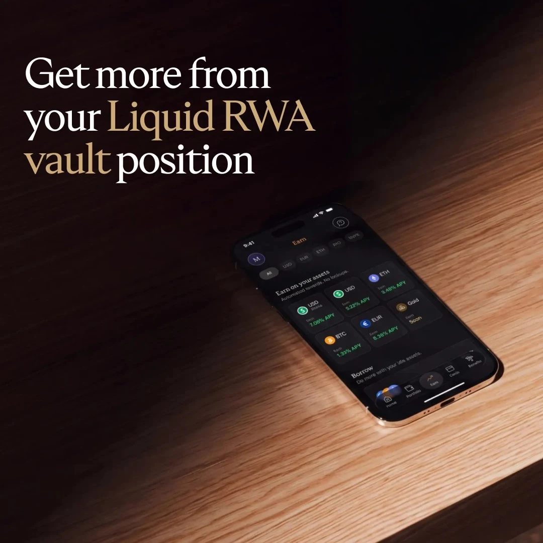 Ether.fi: Your Liquid RWA vault position can now be used to spend and repay — public x-twitter post media curated for social post design inspiration.