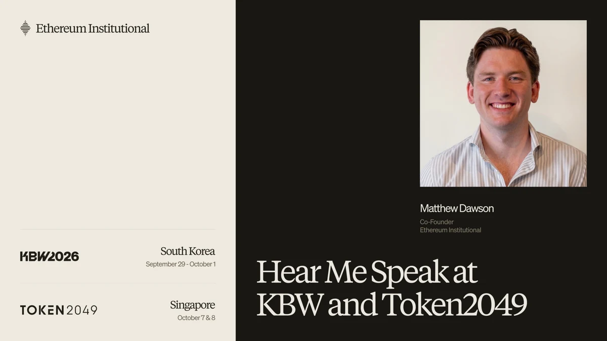 Ethereum Institutional is heading east — public x-twitter post media curated for social post design inspiration.