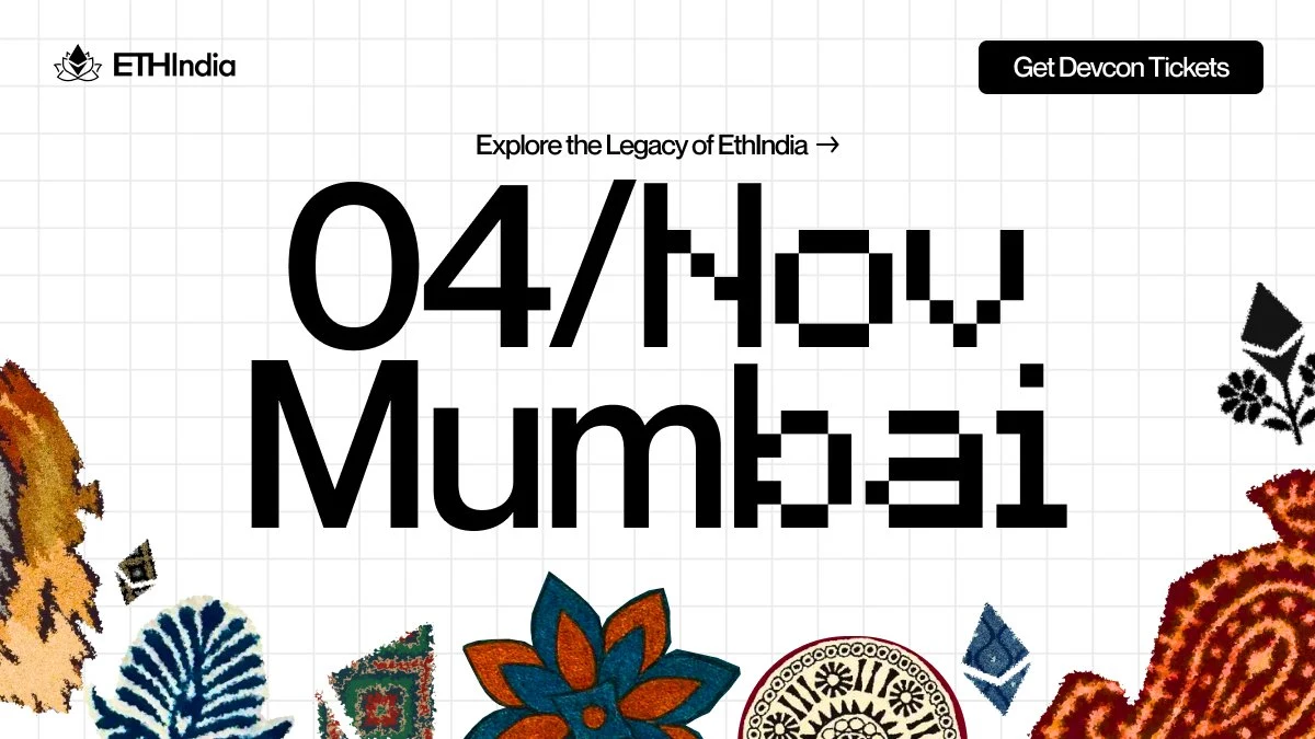 ETHIndia: It's official — public x-twitter post media curated for social post design inspiration.
