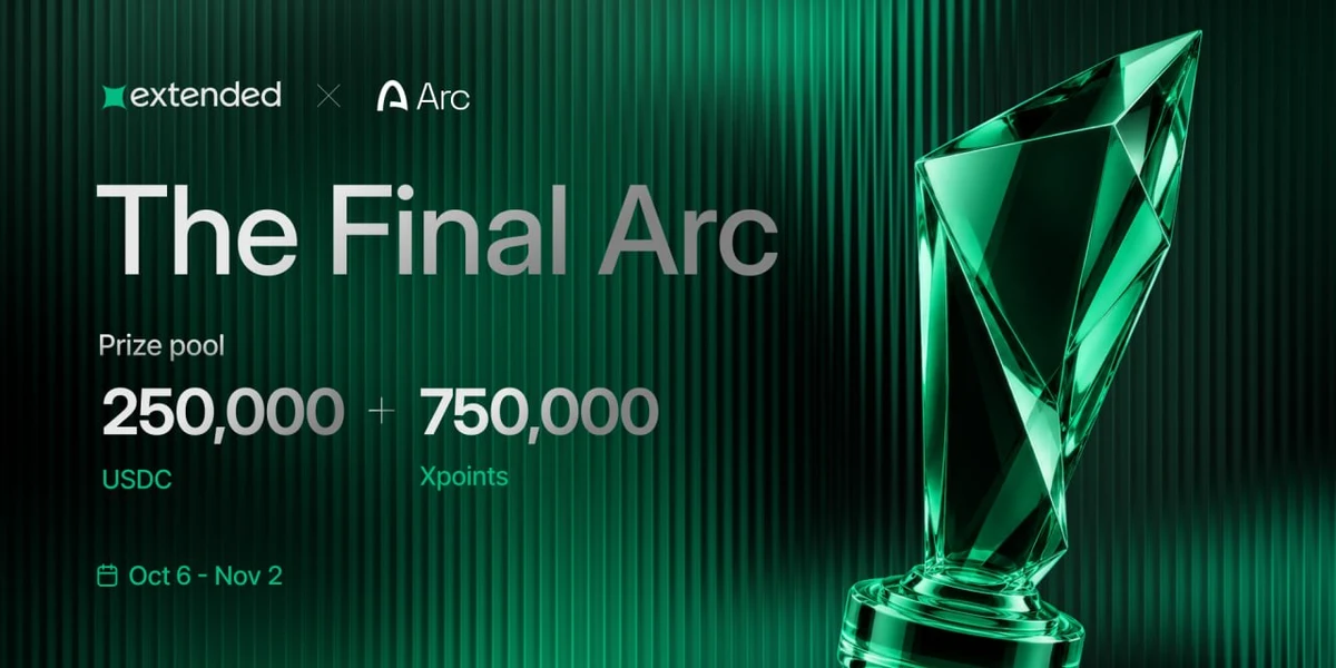 Extended: We're kicking off The Final Arc, a four-week trading competition — public x-twitter post media curated for social post design inspiration.