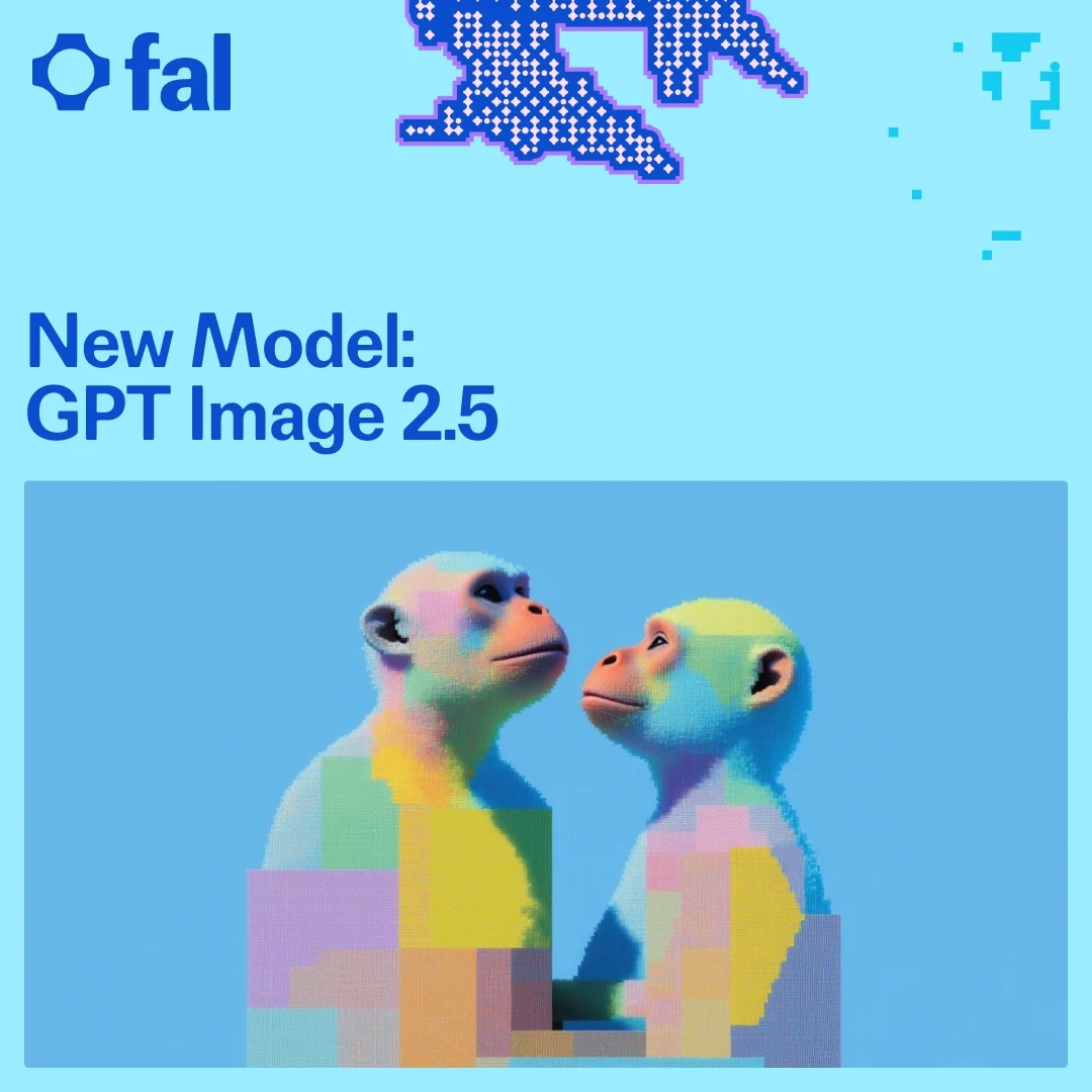 GPT Image 2.5 is now available on fal — public x-twitter post media curated for social post design inspiration.