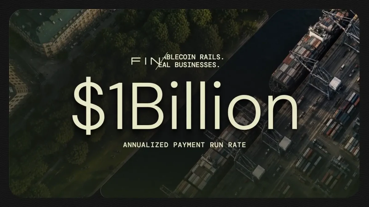 Fin: We’ve passed $1 billion in annualized payments